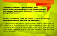 Atenção comerciários, o sindicato é contra a retirada de direitos!