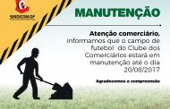 Manutenção Campo de futebol!