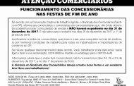 Atenção comerciários (as)