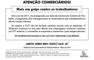 Atenção Comerciários (as)