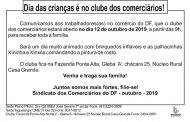 Dia das crianças é no clube dos comerciários!