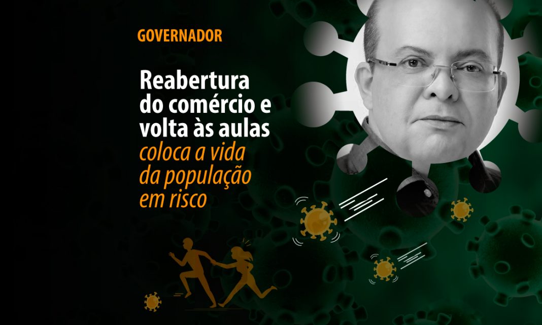 Reabertura do comércio e volta às aulas coloca a vida da população em risco