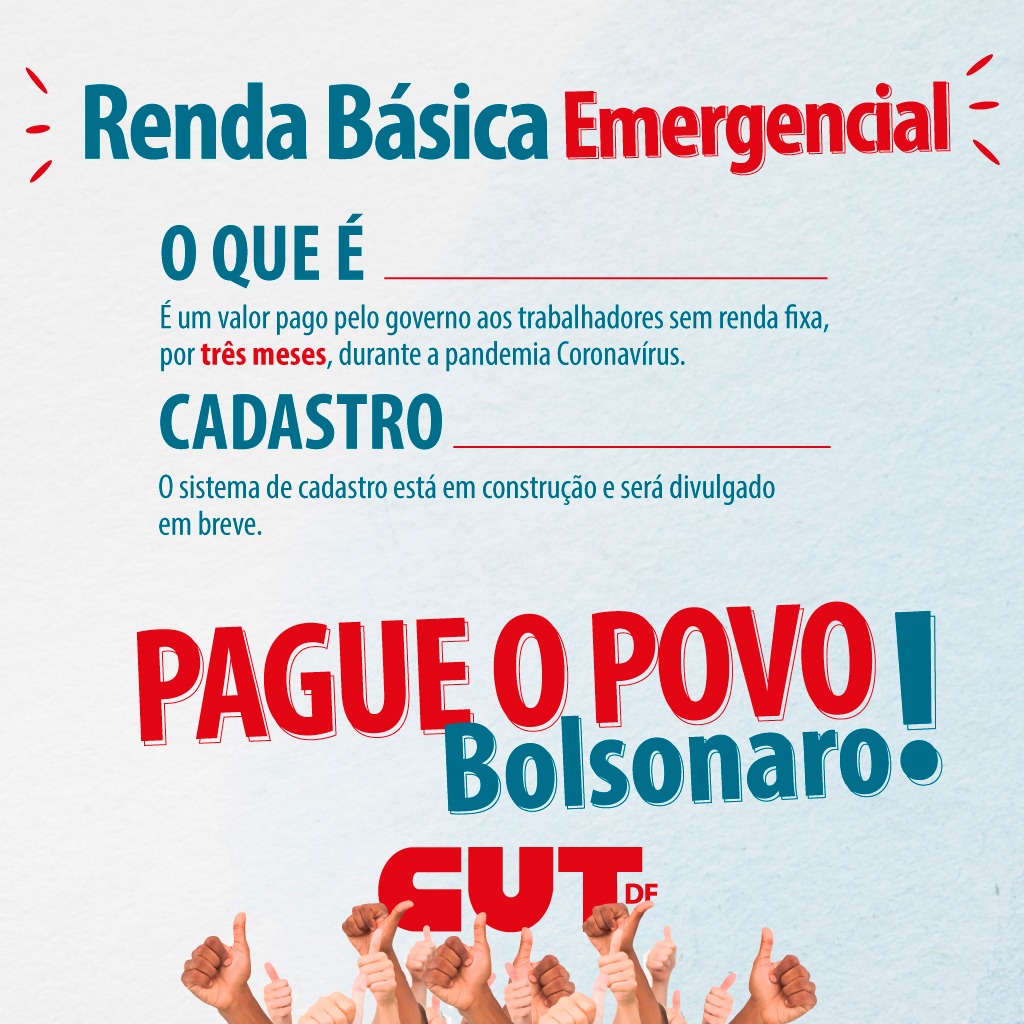 Renda Básica Emergencial - O que é? e o cadastro?