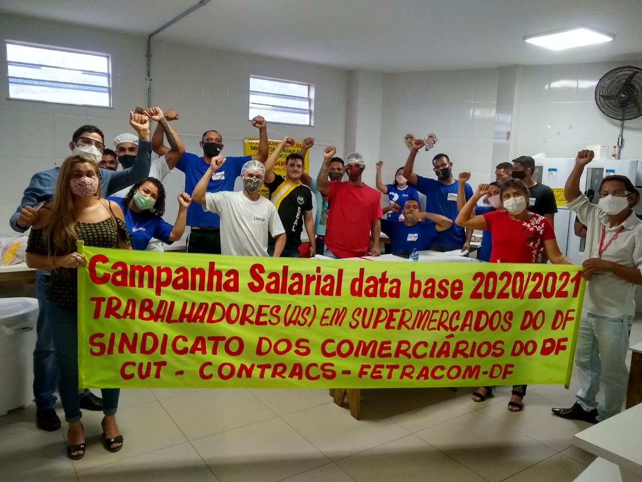 Campanha Salarial data base 2020/2021 dos trabalhadores em Supermercados do Paranoá e região