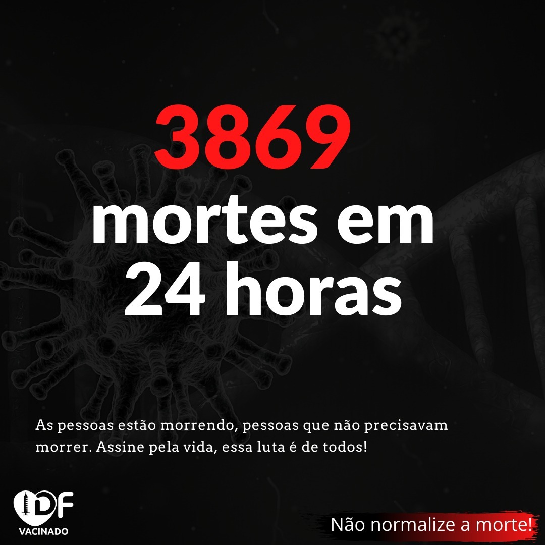 Não normalize a morte!