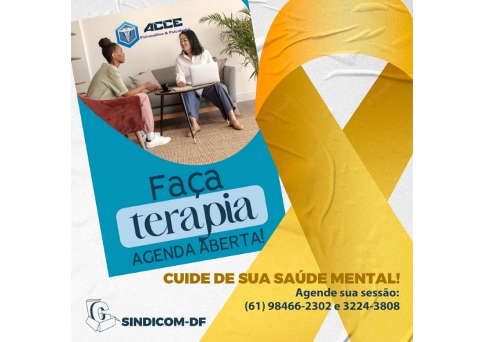 Sindicom-DF cuida da saúde mental de seus associados