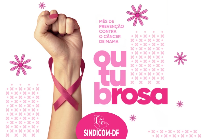 Outubro Rosa reforça a importância da prevenção ao câncer de mama. Sindicato dos Comerciários apoia a campanha