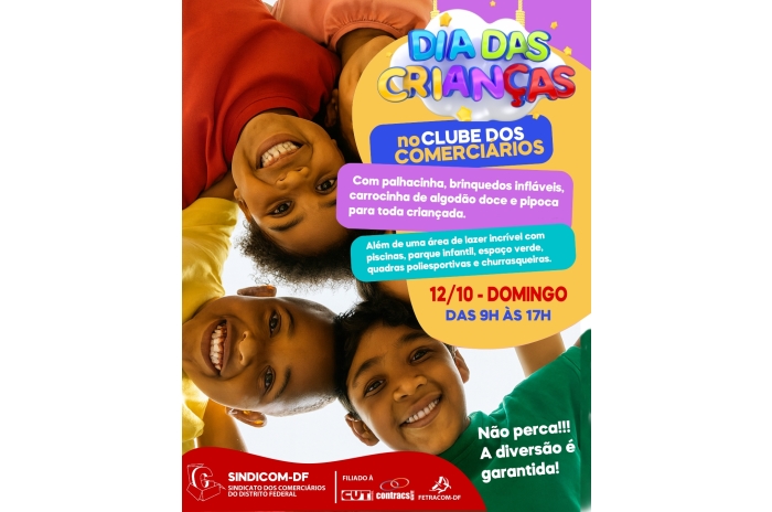 Dia das Crianças é no Clube dos Comerciários