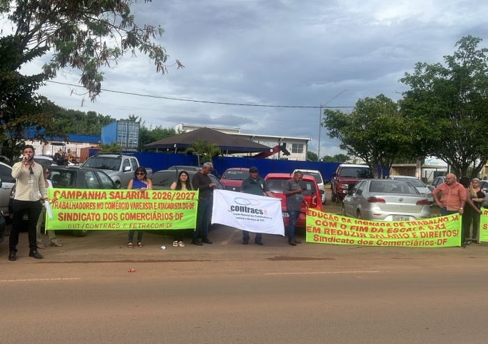 Primeira assembleia da Campanha Salarial 2026 mobiliza trabalhadores do comércio varejista do DF