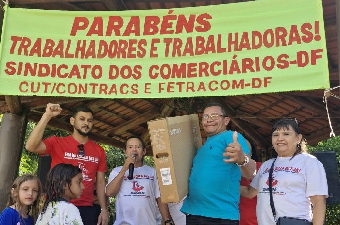 1º de Maio do Sindicom-DF reúne trabalhadores, lideranças e celebra a força da classe trabalhadora