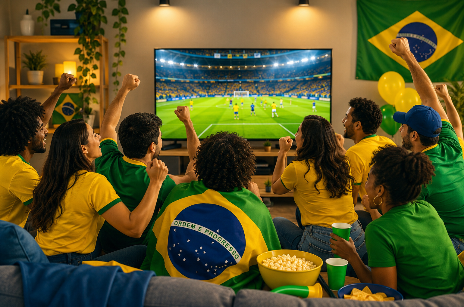 Sindicom-DF informa sobre o funcionamento do comércio nos jogos do Brasil na Copa