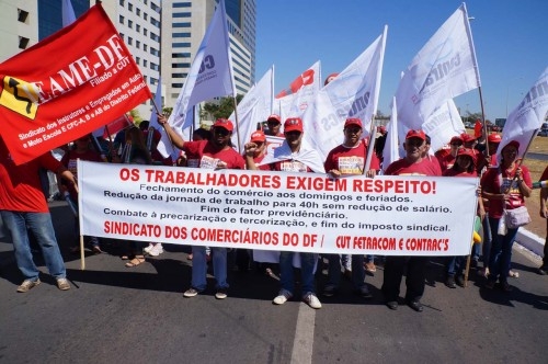 Dia nacional de mobilização CUT - 6ª marcha da educação